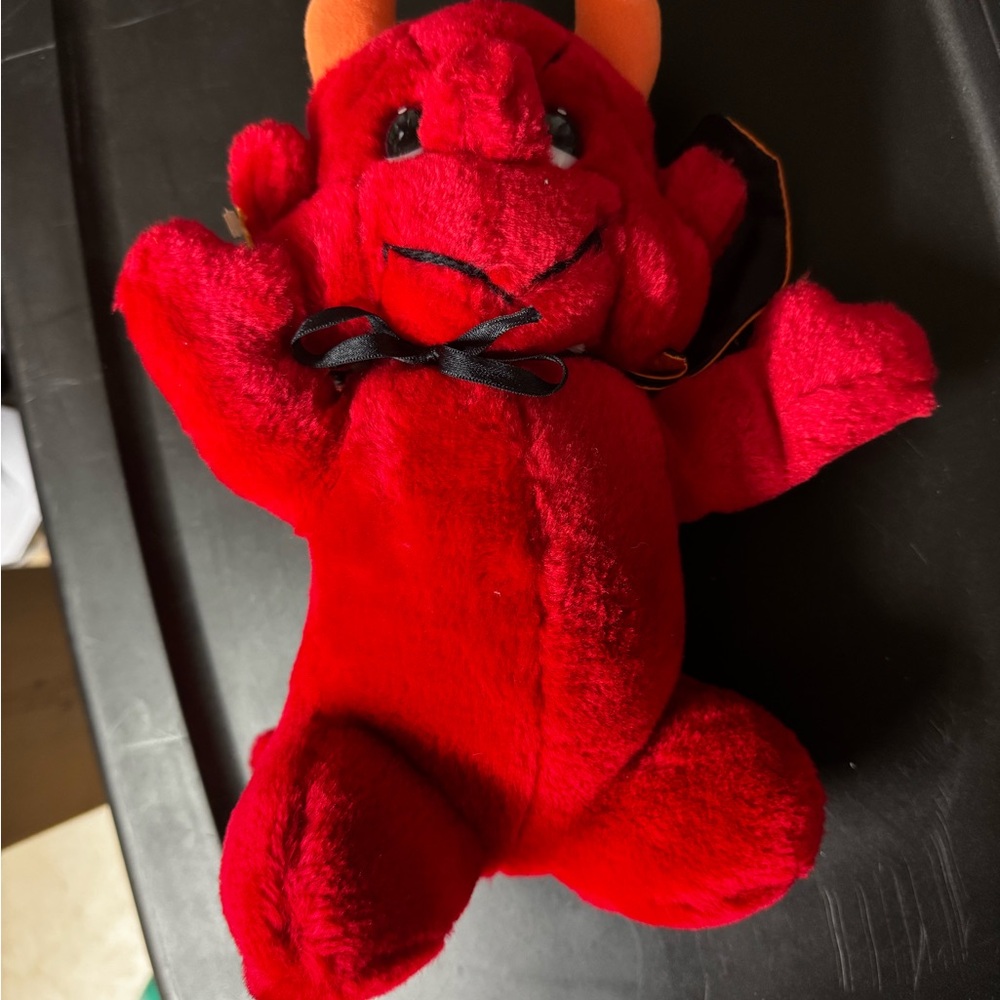 Vintage Russ plush Red Devil Toy